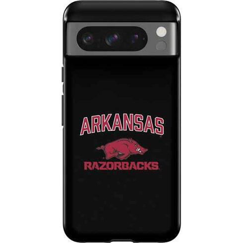 University of Arkansas-Fayetteville Razorbacks Black Google Pixel 8 Pro Impact Case